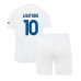 Günstige Inter Milan Lautaro Martinez #10 Babykleidung Auswärts Fussballtrikot Kinder 2023-24 Kurzarm (+ kurze hosen)